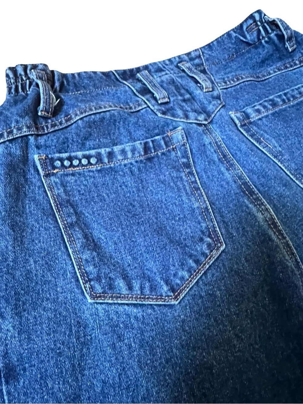 Blank NYC Baxter High Rise Barrel Leg Jeans Size 27 Pleated Tapered Denim - Picture 5 of 5